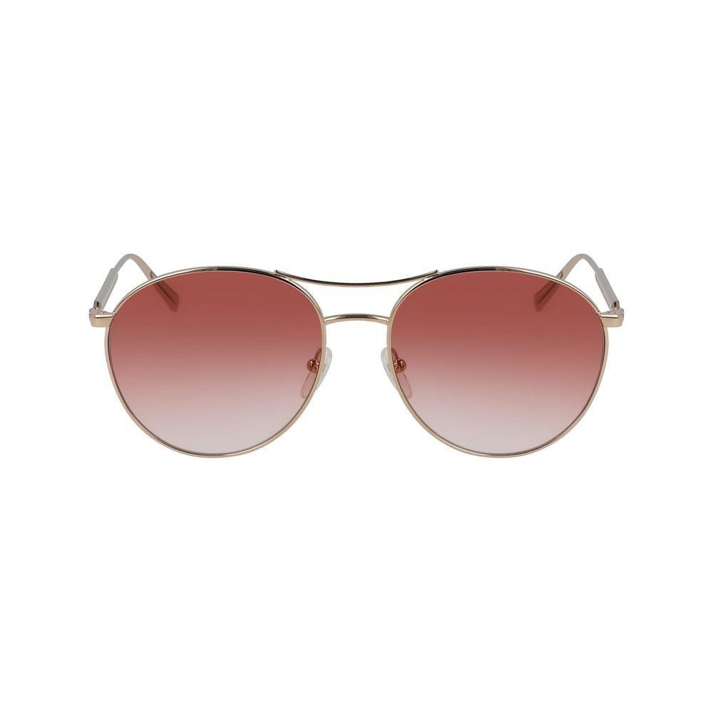 Longchamp Gold Metal Sunglasses LOLO133S59770AC
