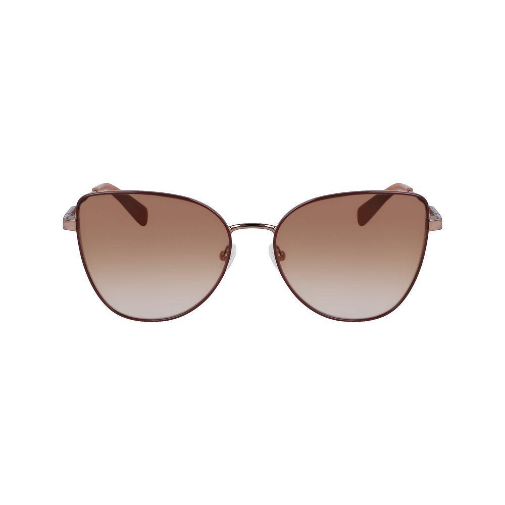 Longchamp Gold Metal Sunglasses LOLO165S734AC