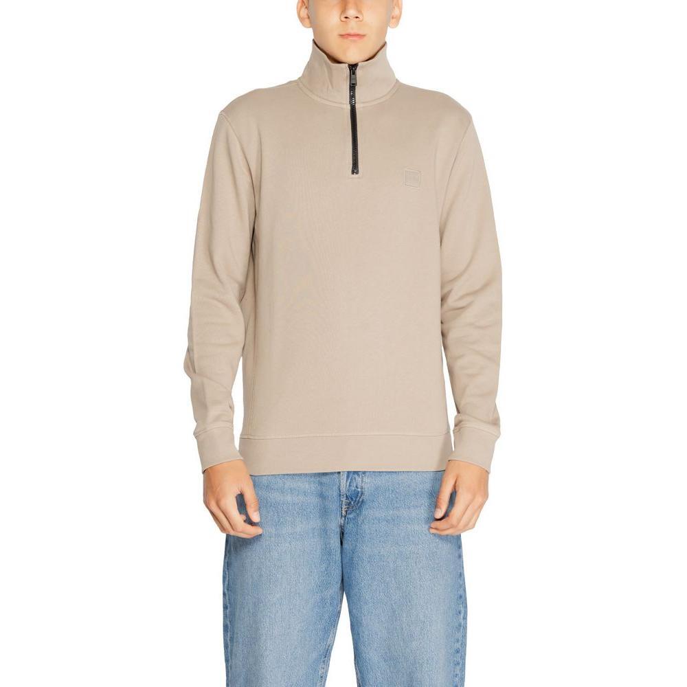 Hugo Boss Brown Cotton Sweatshirt BO-14895500140-IT44 | S