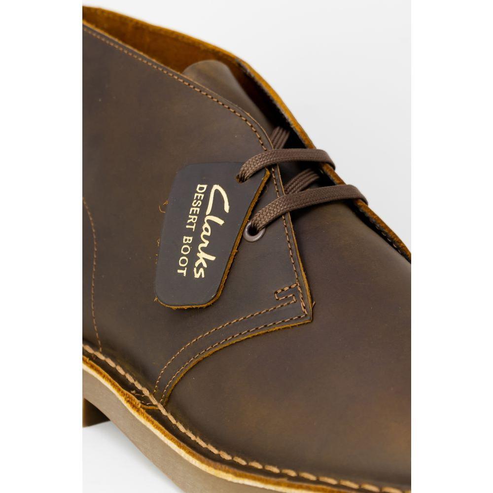 Clarks Brown Leather Boot CL-9954100140-EU44/US11