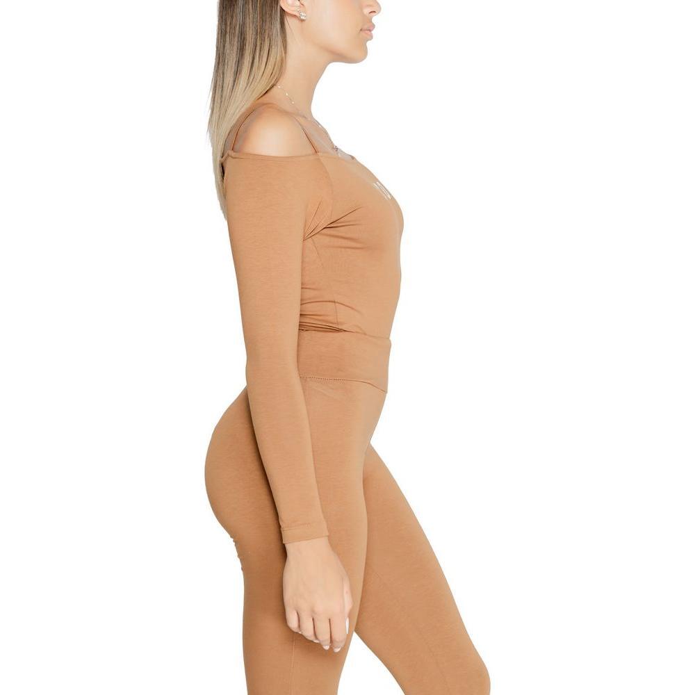 Icon Brown Cotton Bodysuit IC-14926900140-IT38|XS