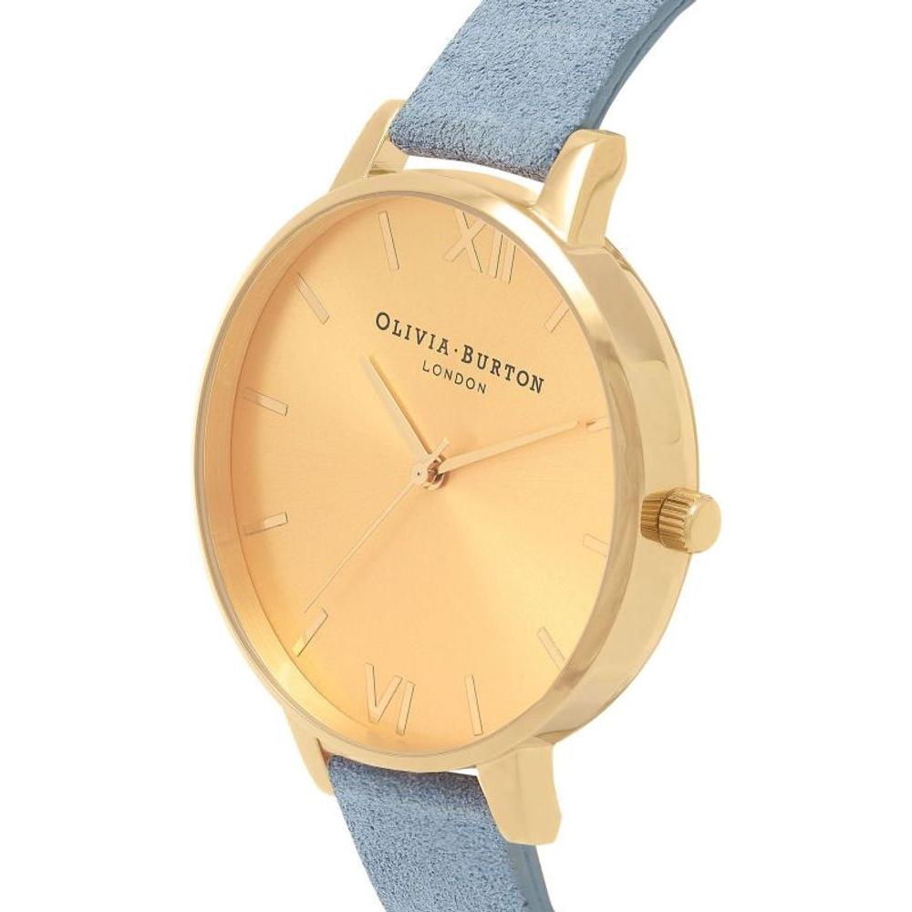 Olivia Burton Blue Artificial Leather Watch