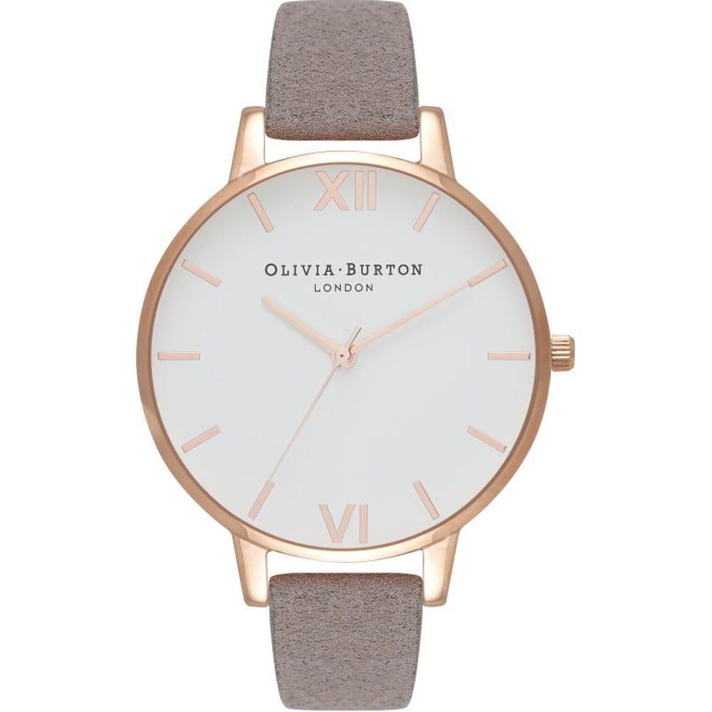 Olivia Burton Gray Artificial Leather Watch OBOB16VE09AC