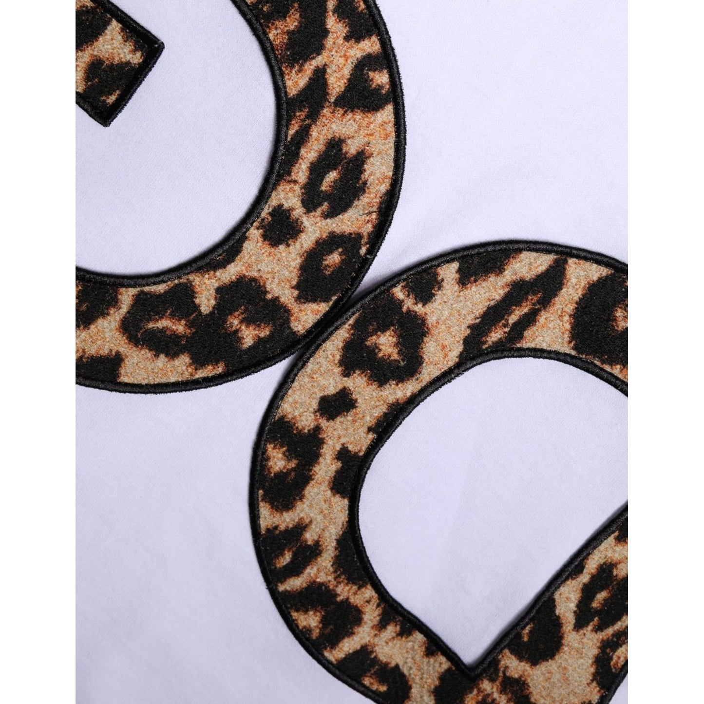 Dolce & Gabbana White DG Logo Cotton Shorts Sleeves T-shirt