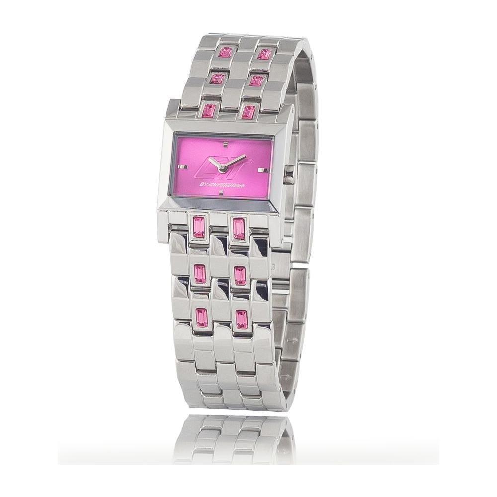 Chronotech Silver Stainless Steel Dress Watch