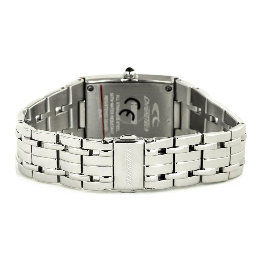 Chronotech Silver Stainless Steel Watch