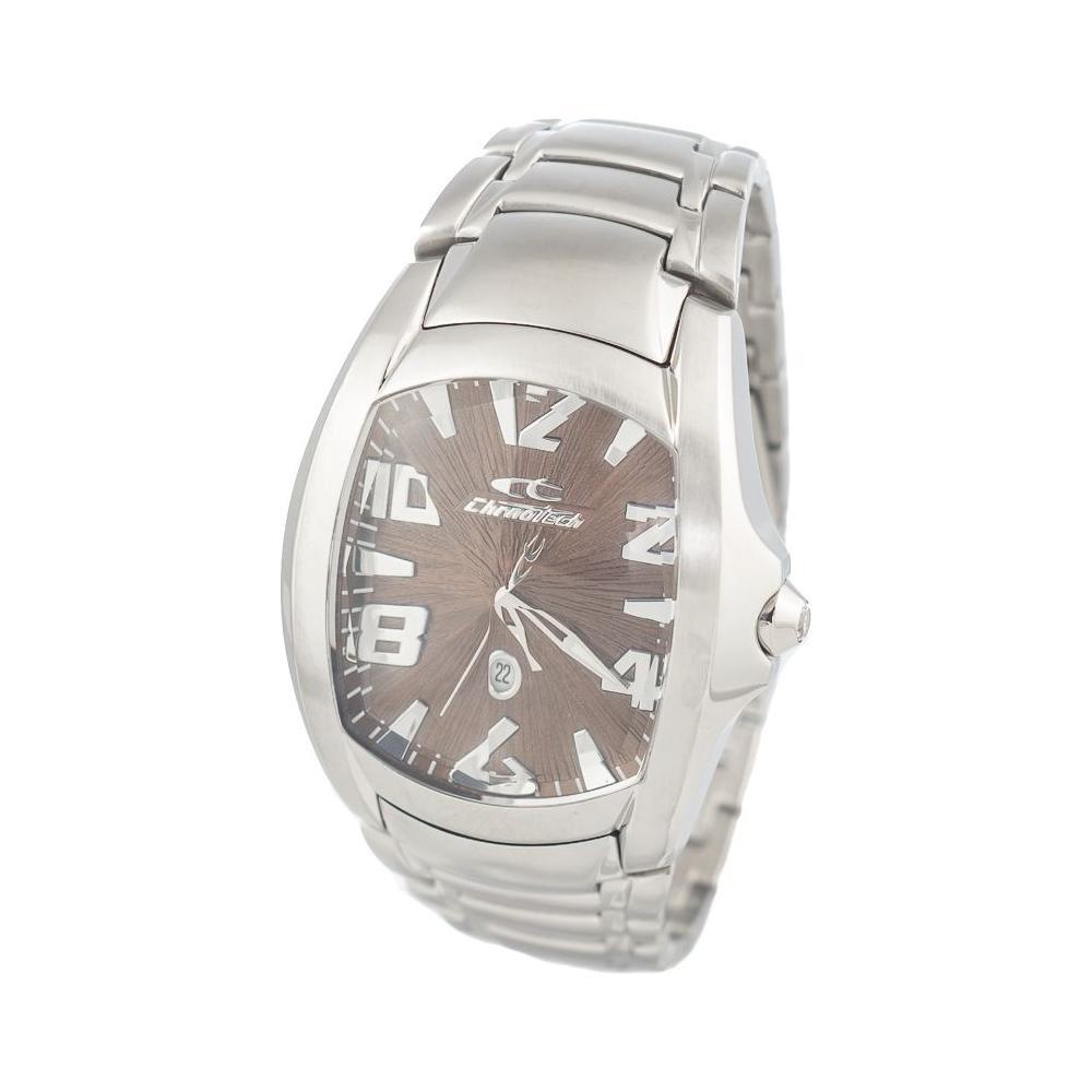 Chronotech Silver Stainless Steel Watch