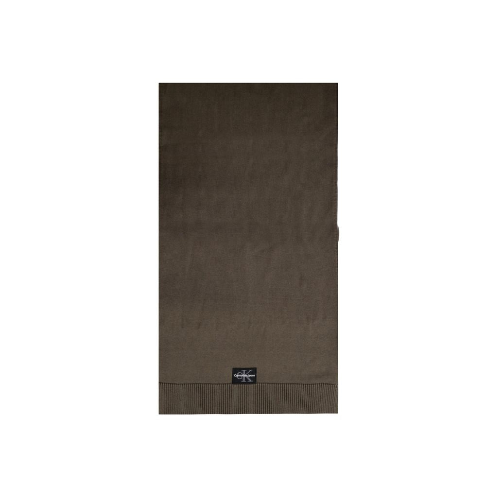 Calvin Klein Jeans Brown Cotton Scarf CAKLJE-15666800140