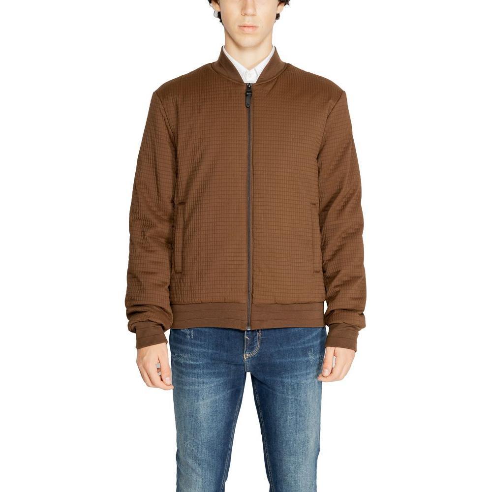 Antony Morato Brown Polyester Jackets & Coat AN-14634000140-IT48 | M