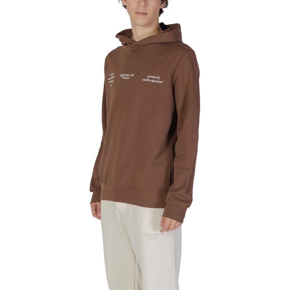 Underclub Brown Cotton Hoody UN-15760900140-IT46 | M