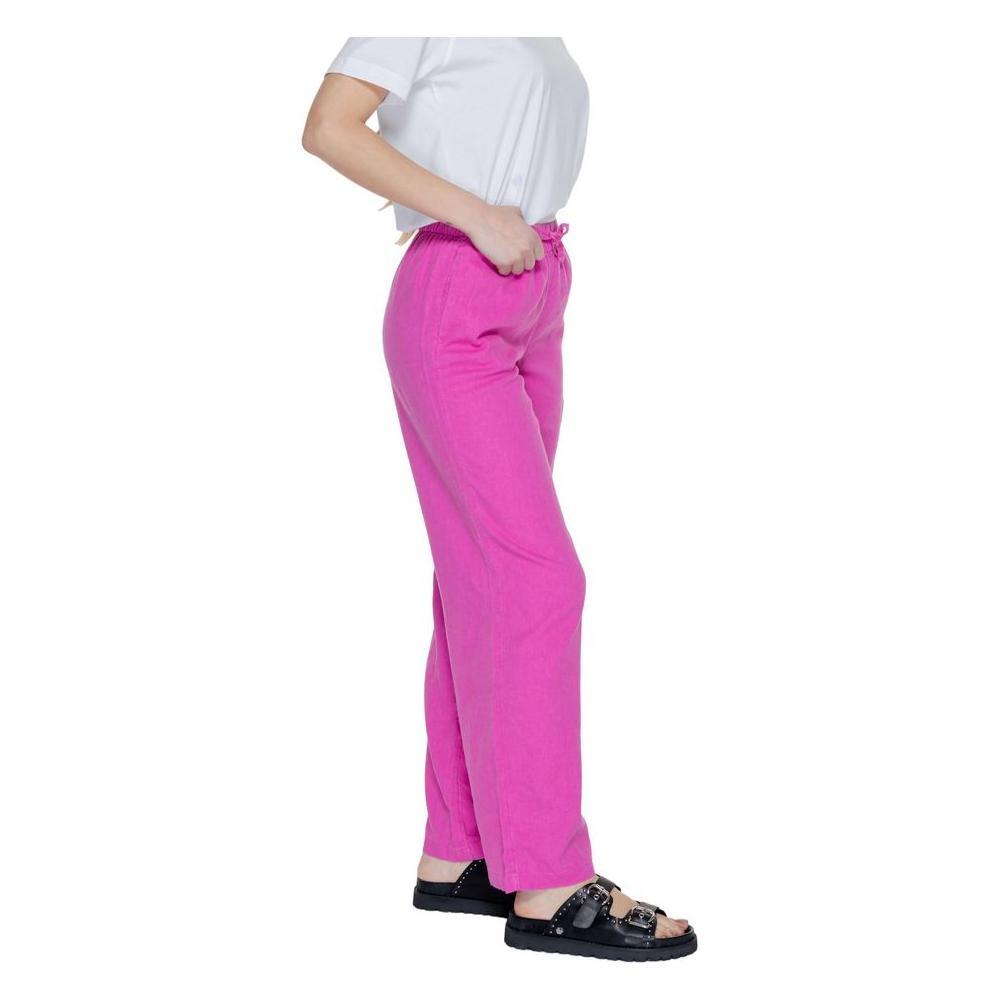 Only Pink Linen Pant ON-13381901373-M/32