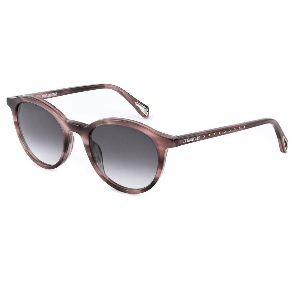 Zadig & Voltaire Brown Acetate Sunglasses ZASZV2825006YSAC