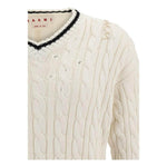 Marni V Neck Sweater MA-CVMG0137Q0UFC65600W02-IT46 | S