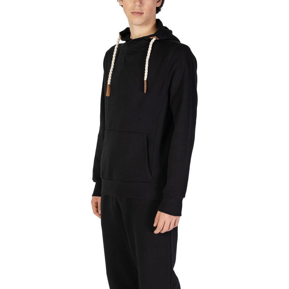 Hydra Clothing Black Cotton Hoody HY-15740300009-IT46 | M