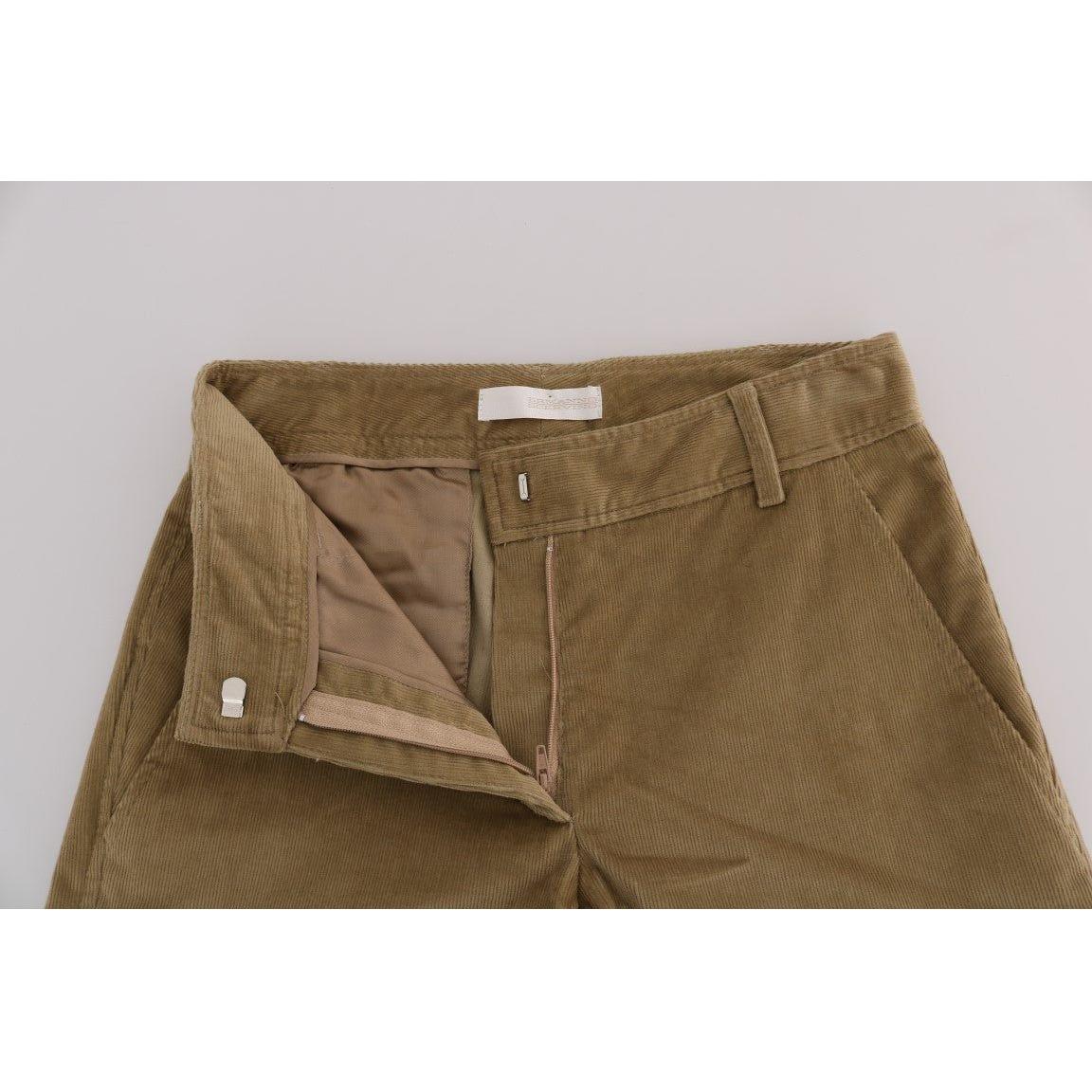 Ermanno Scervino Beige Cotton Corduroys Pants