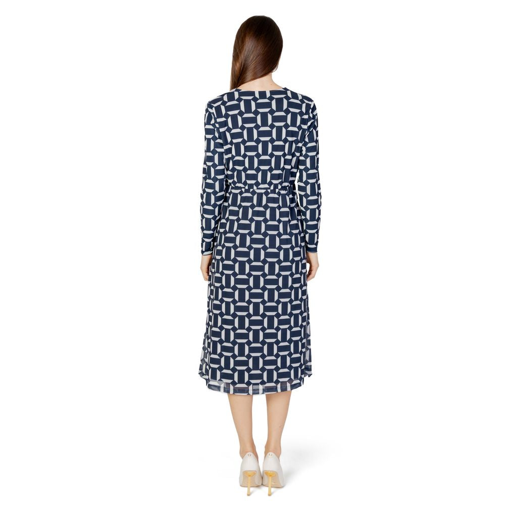 Street One Blue Polyester Long ST-12747800010-34 | XXS