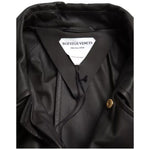 Bottega Veneta Black Leather Men Waterproof Trenchcoat Jacket JKT4070-48