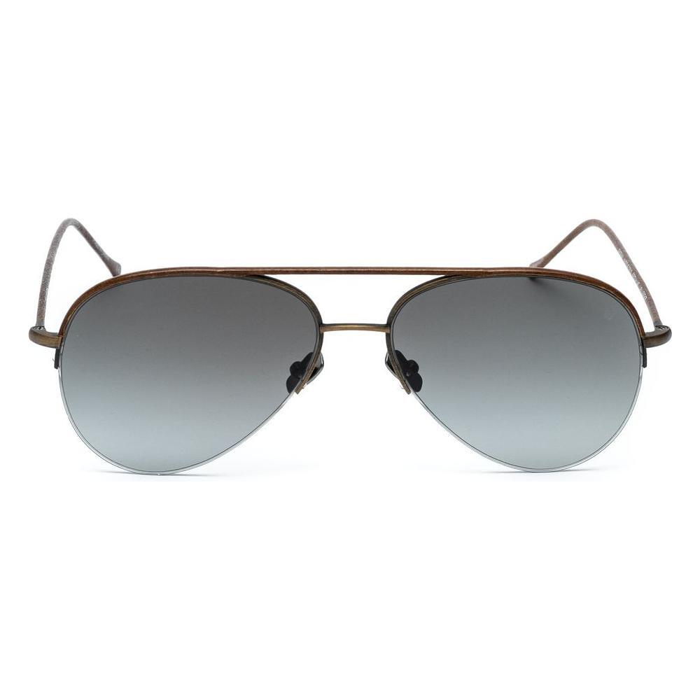 Belstaff Brown Stainless Steel Sunglasses BEPHOENIXMARRONLEATHERWAC