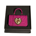 Dolce & Gabbana Pink Silicone Devotion Heart Cover Hand Bag Airpod Case