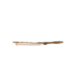 Dolce & Gabbana Gold Brass Beaded Guitar Pin Brooch