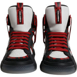 Dolce & Gabbana Multicolor Leather High Top Sneakers Shoes MV6805-40.5