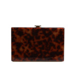 Dolce & Gabbana Brown Leather Clutch Evening Crossbody Bag