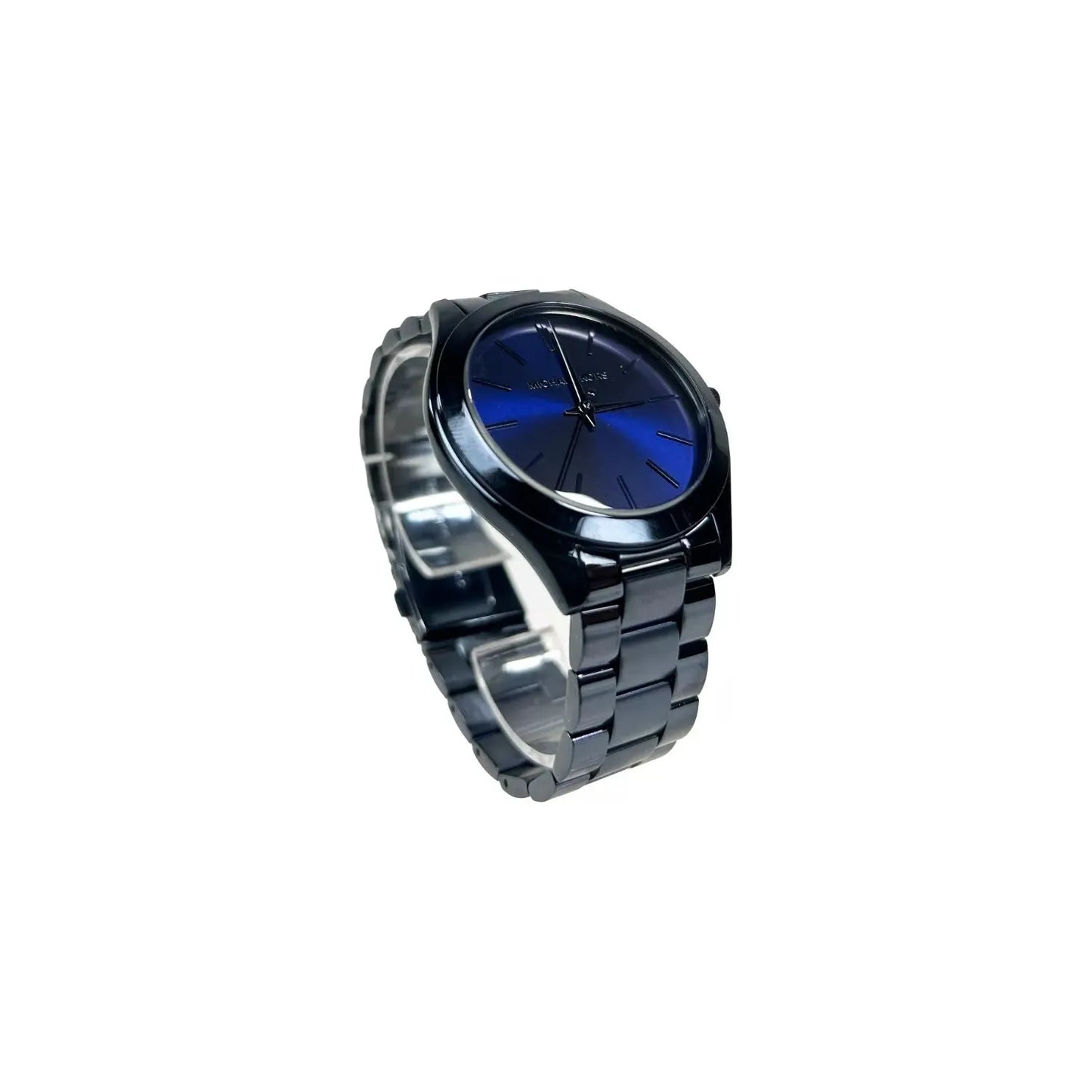 Michael Kors Slim Runway Stainless Steel Watch MK3419 Blue MK3419