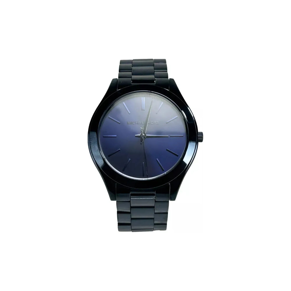 Michael Kors Slim Runway Stainless Steel Watch MK3419 Blue MK3419