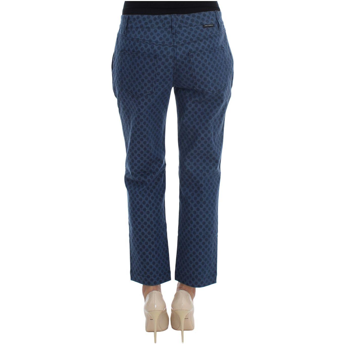 Dolce & Gabbana Polka Dotted Stretch Capri Jeans SIG20010-2
