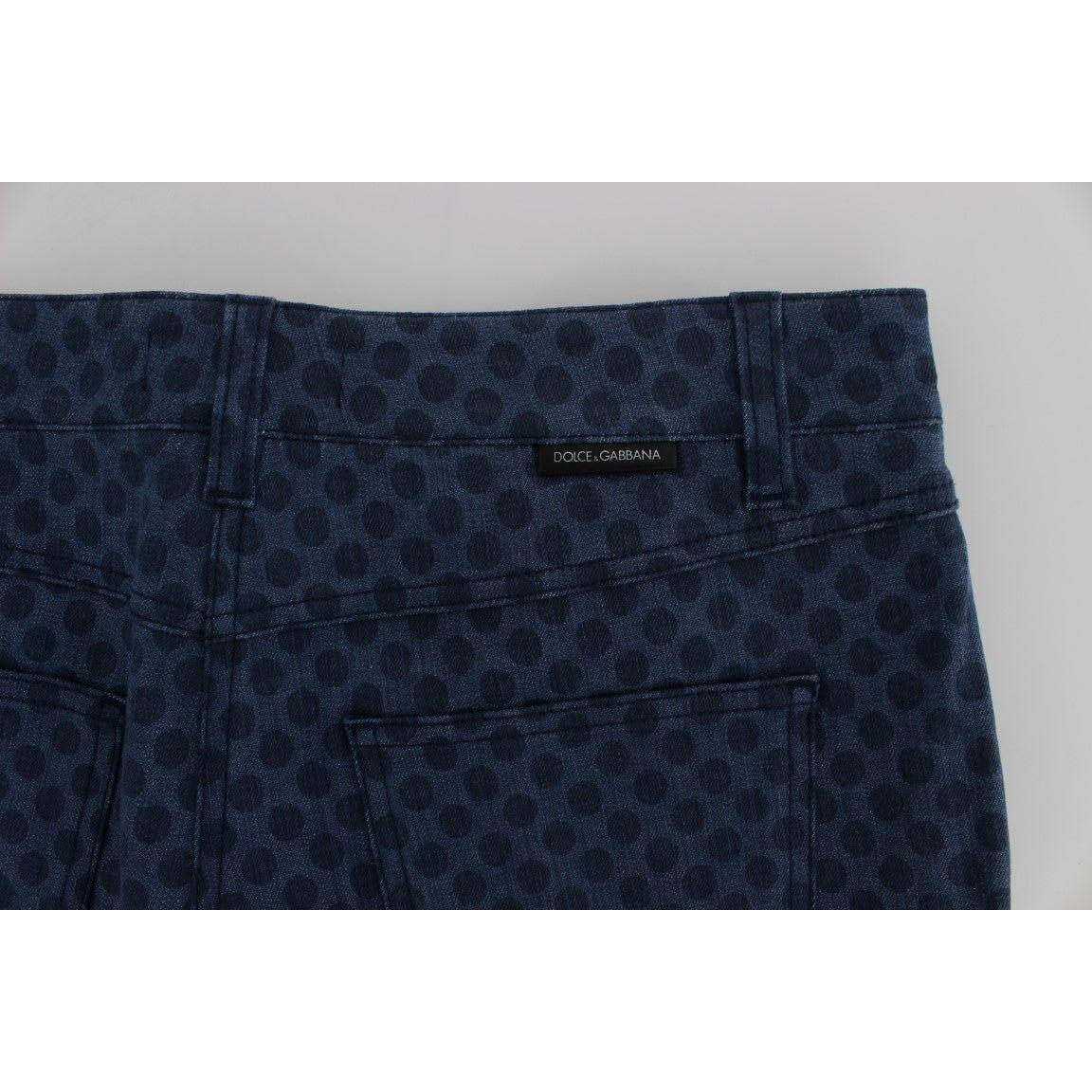 Dolce & Gabbana Polka Dotted Stretch Capri Jeans SIG20010-2