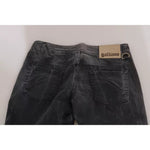 John Galliano Grey Washed Low Waist Zipper Side Skinny Denim Jeans PAN70453-W26