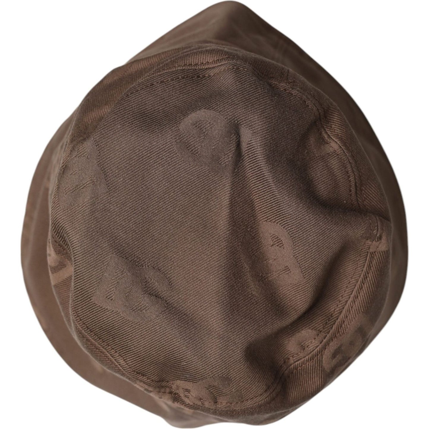 Dolce & Gabbana Brown Logo Monogram Cotton Bucket Cap HAT9769-58