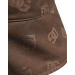 Dolce & Gabbana Brown Logo Monogram Cotton Bucket Cap HAT9769-58