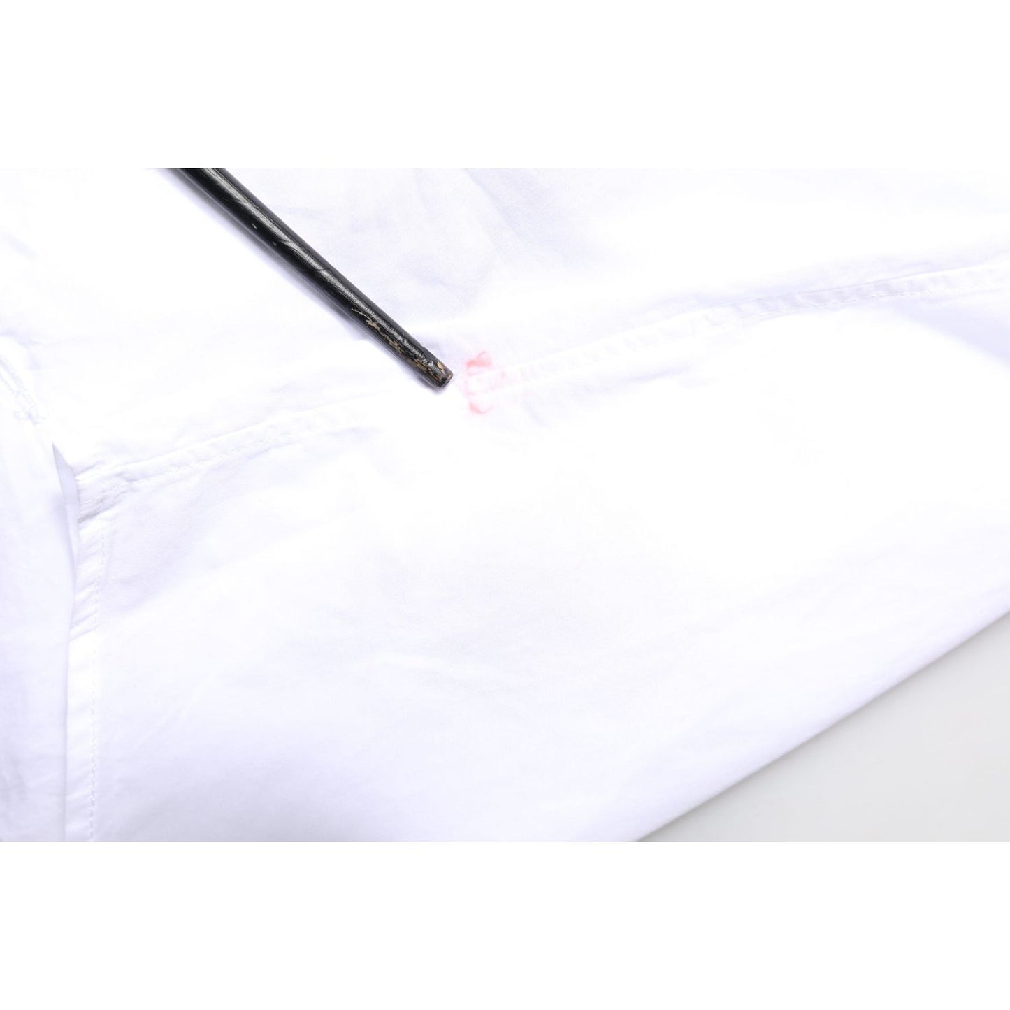 Dolce & Gabbana White GOLD CottonPoplin Bib Formal Dress Shirt TSH6282-38