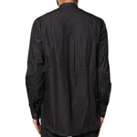 Dolce & Gabbana Black Cotton Button Down Men Casual Shirt TSH83641-37