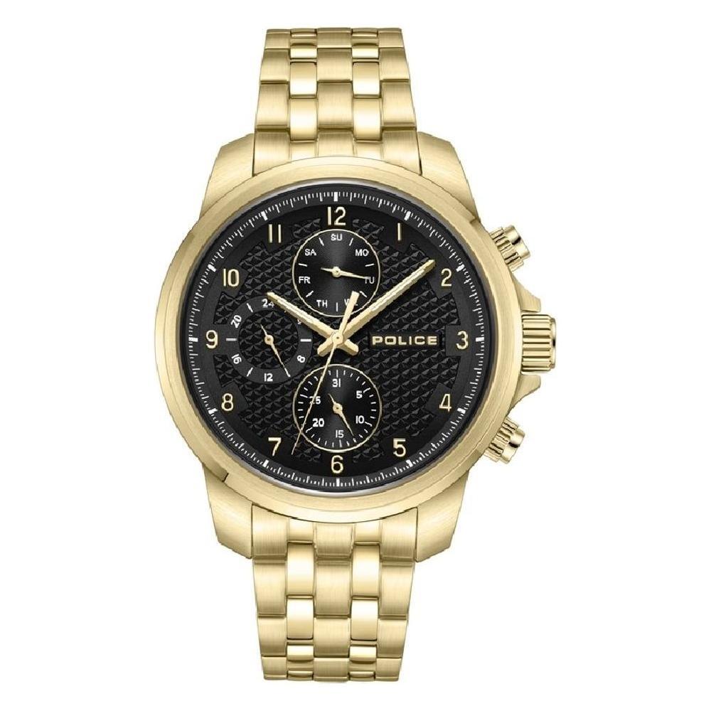 Police Gold Stainless Steel Watch POPEWJK0021506AC