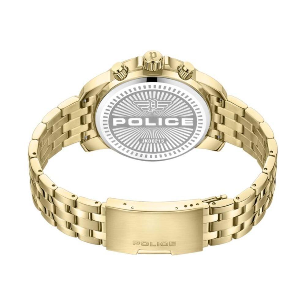 Police Gold Stainless Steel Watch POPEWJK0021506AC