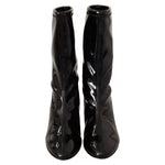 Stuart Weitzman Black Patent Leather High Heels Boots Shoes LA9472-37