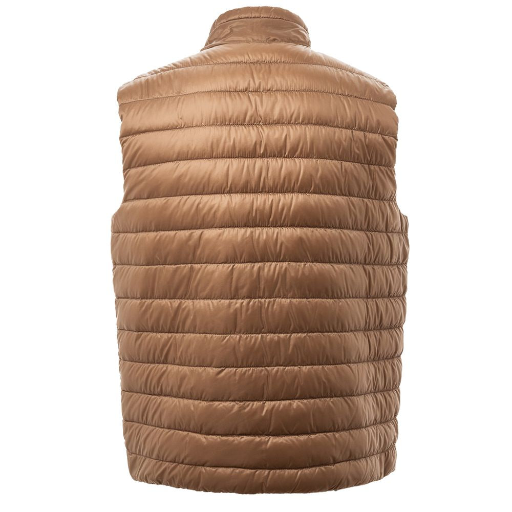 Herno Brown Polyamide Sleveless Jacket HE-7613664-IT50 | L