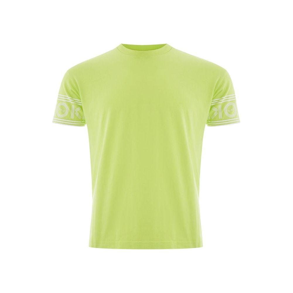 Kenzo Sunny Yellow Cotton Tee For Stylish Men KE-1371669-XS
