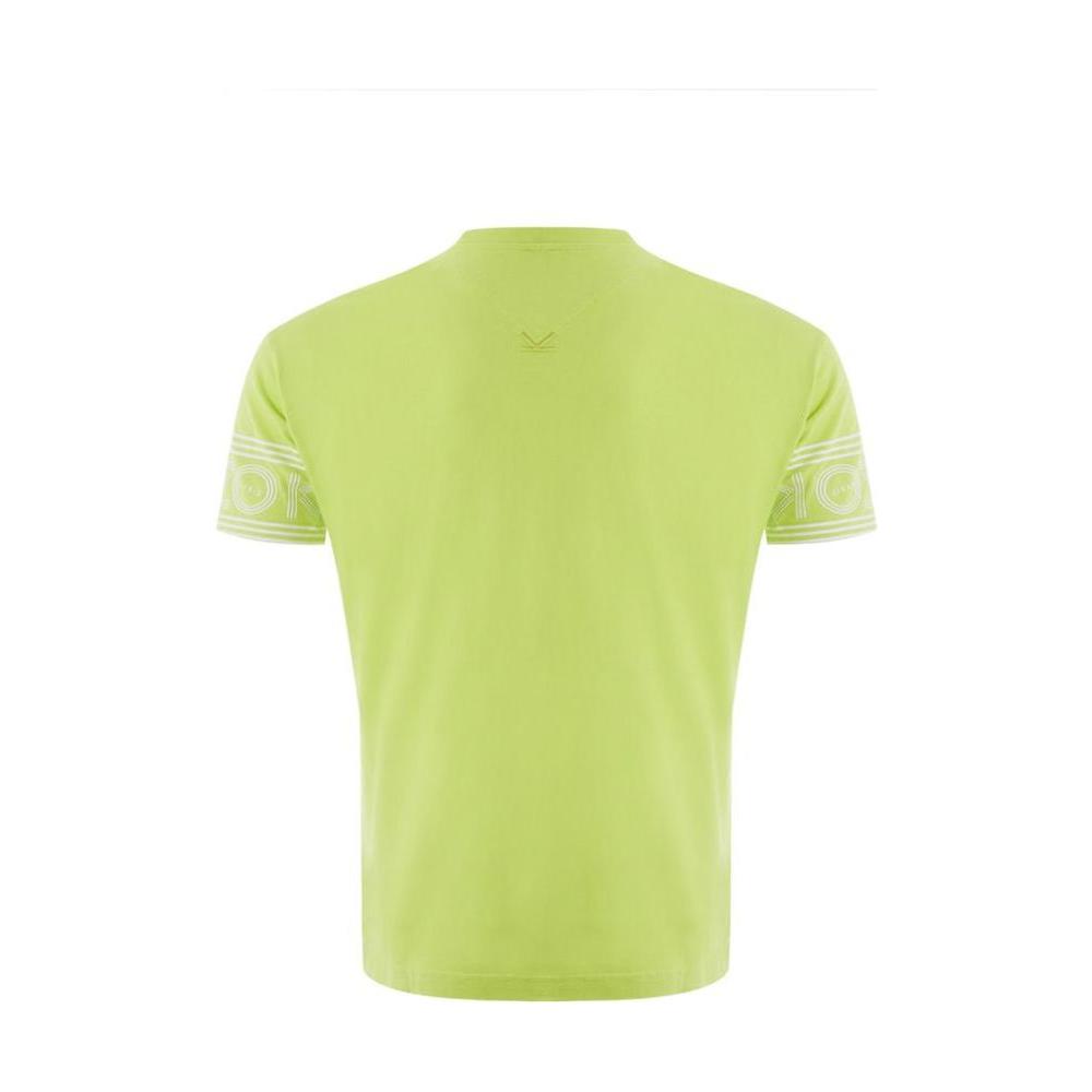 Kenzo Sunny Yellow Cotton Tee For Stylish Men KE-1371669-XS