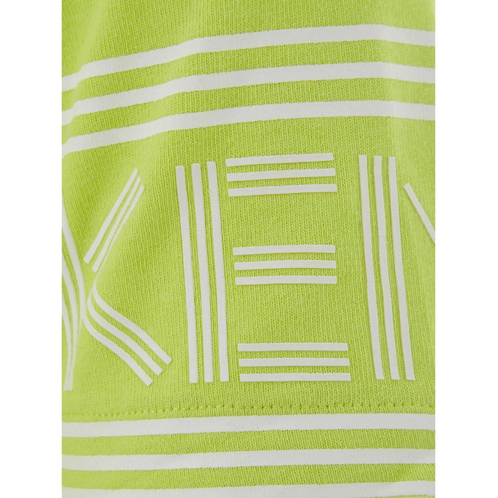 Kenzo Sunny Yellow Cotton Tee For Stylish Men KE-1371669-XS