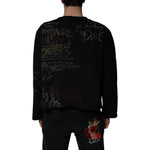 Dolce & Gabbana Black DG Heaven Crew Neck Pullover Sweater TSH86407-54