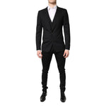 Dolce & Gabbana Black Single Breasted Formal Blazer with Vest KOS2271-46
