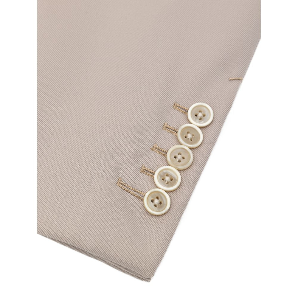 Tom Ford Beige Wool Suit & Blazer TO-8684672-IT46 | S