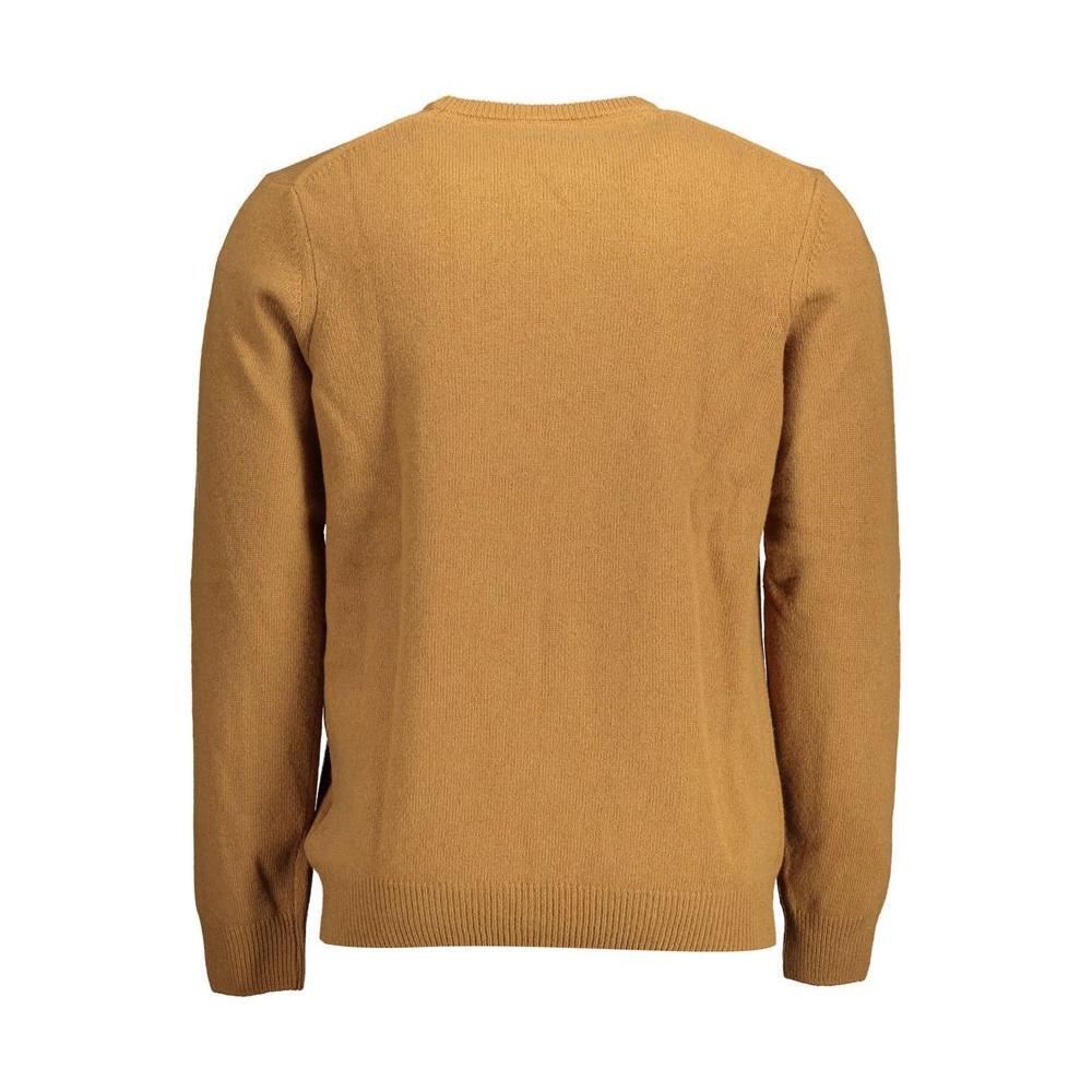 Lyle & Scott Brown Wool Men Sweater LY-15060-S