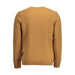 Lyle & Scott Brown Wool Men Sweater LY-15060-S