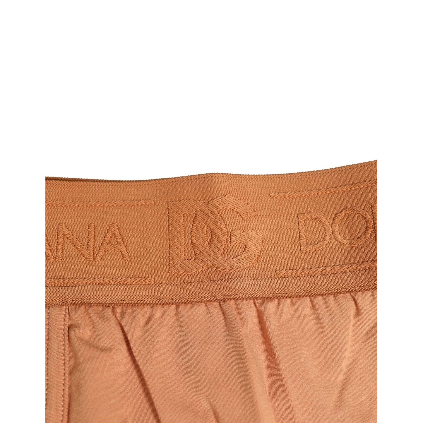 Dolce & Gabbana Brown Cotton Stretch Regular Boxer Underwear BIK1238-4
