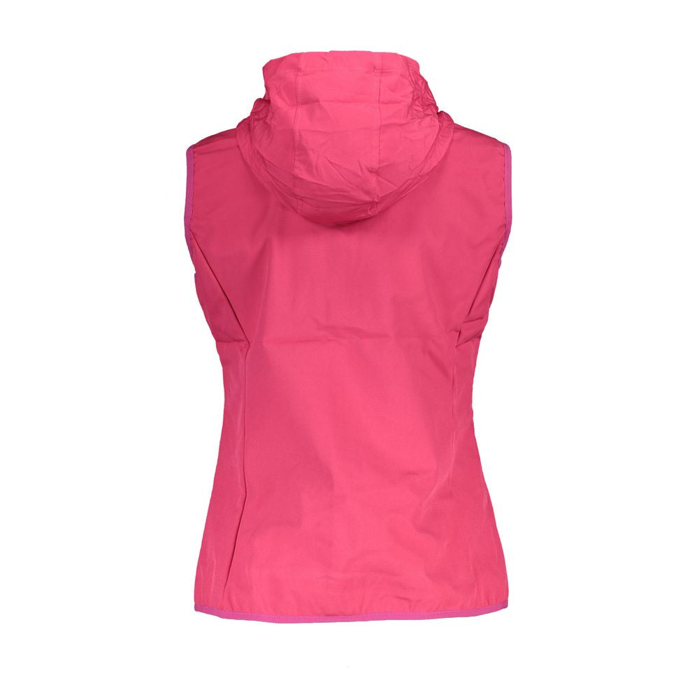 Scuola Nautica Pink Polyester Sleveless Jacket