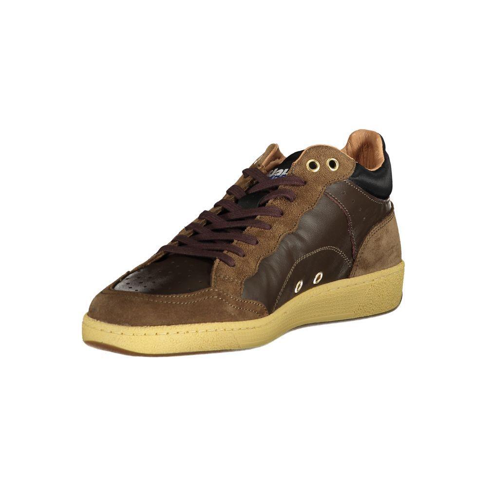 Blauer Brown Leather Men Sneaker BL-33855-EU40/US7